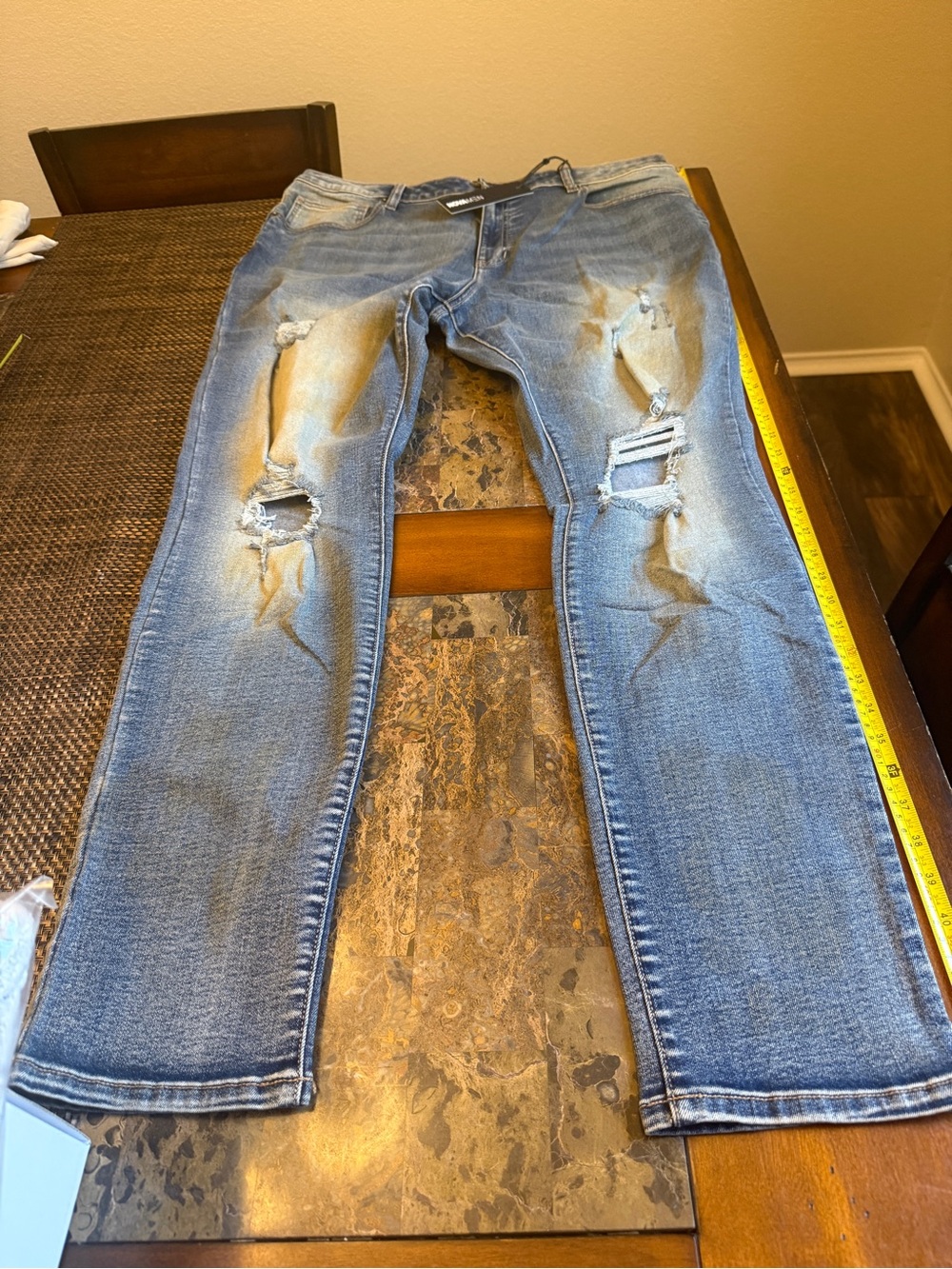 NOVAMEN ‘I Ain't Coming Home’ Skinny Jean size 38
